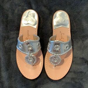 Jack Rogers Silver Hamptons